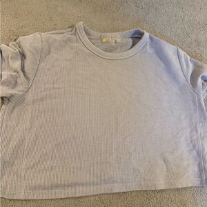 Zella Light Gray Short Sleeve Tee